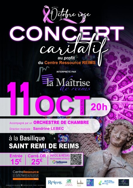 Concert caritatif Octobre Rose